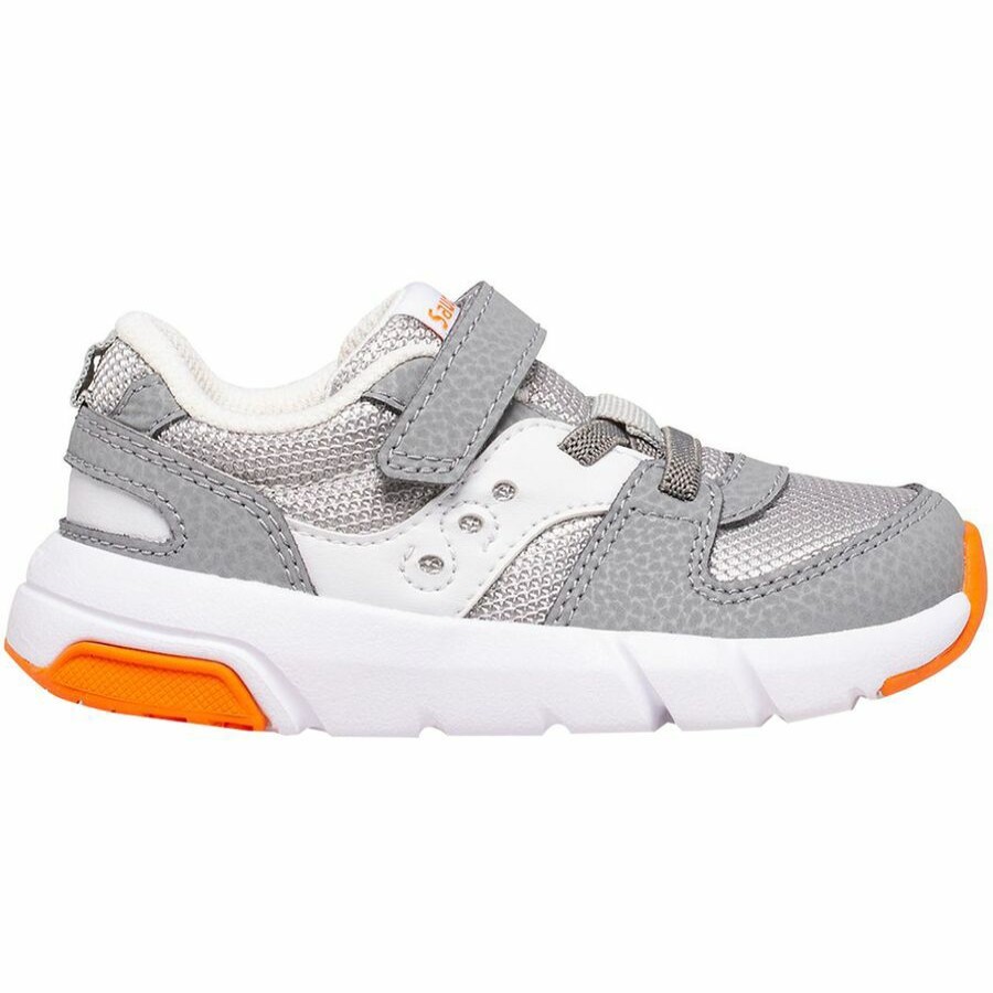 Toddler Boys' Footwear * | Sale Saucony Jazz Lite 2.0 Shoe Toddler Boys' Grey