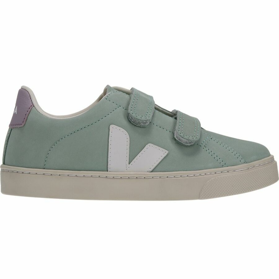 Boys' Footwear * | Sale Veja Esplar Sneaker Kids' Matcha White