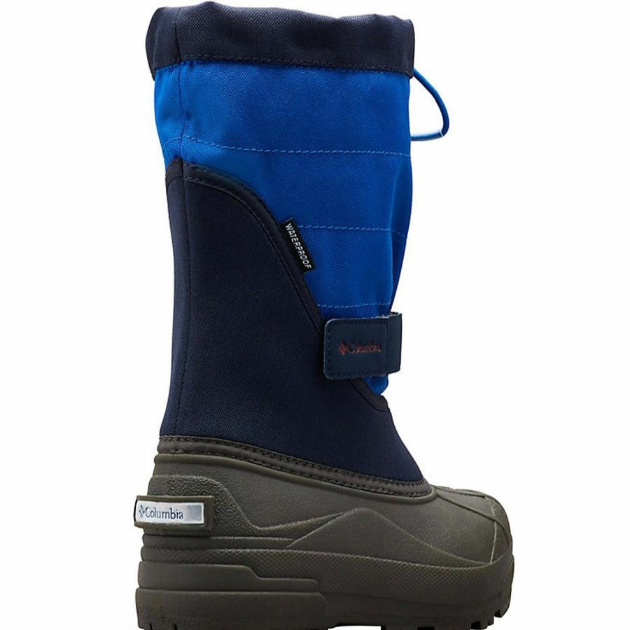 Boys' Footwear * | Discount Columbia Powderbug Plus Ii Boot Little Boys' Collegiate Navy/Chili