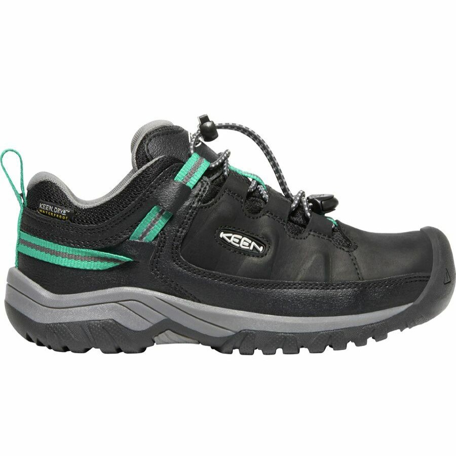 Boys' Footwear * | Outlet Keen Targhee Low Wp Shoe Kids' Black/Star White