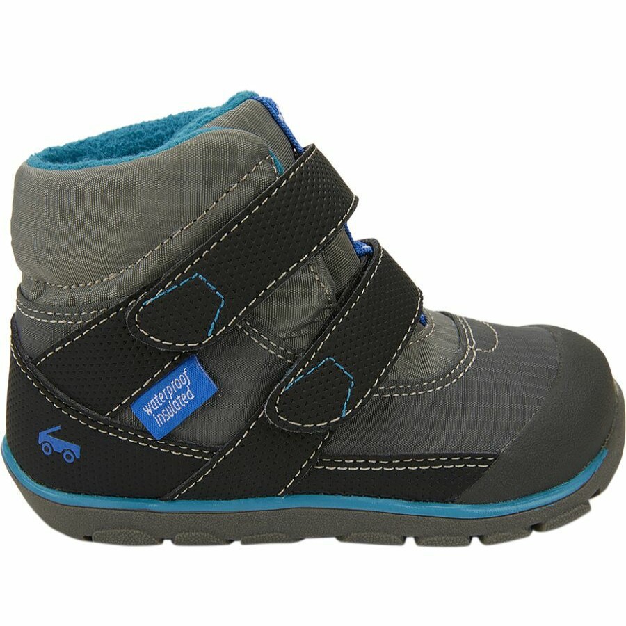 Toddler Boys' Footwear * | Discount See Kai Run Atlas Ii Waterproof Insulated Boot Toddler Boys' Gray/Black