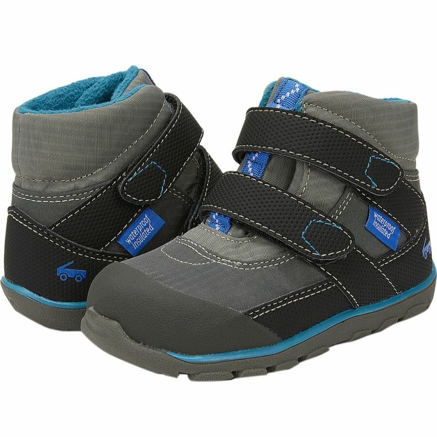 Toddler Boys' Footwear * | Discount See Kai Run Atlas Ii Waterproof Insulated Boot Toddler Boys' Gray/Black