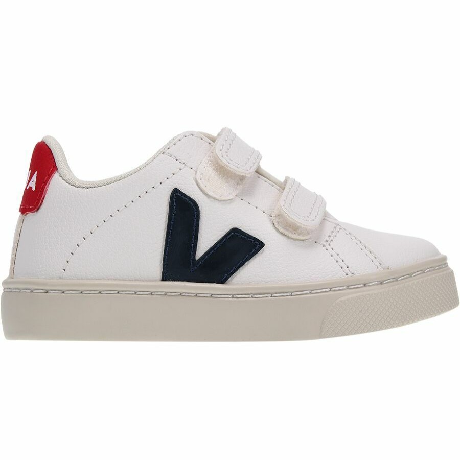 Toddler Boys' Footwear * | Sale Veja Esplar Sneaker Toddlers' Extra White Nautico Pekin