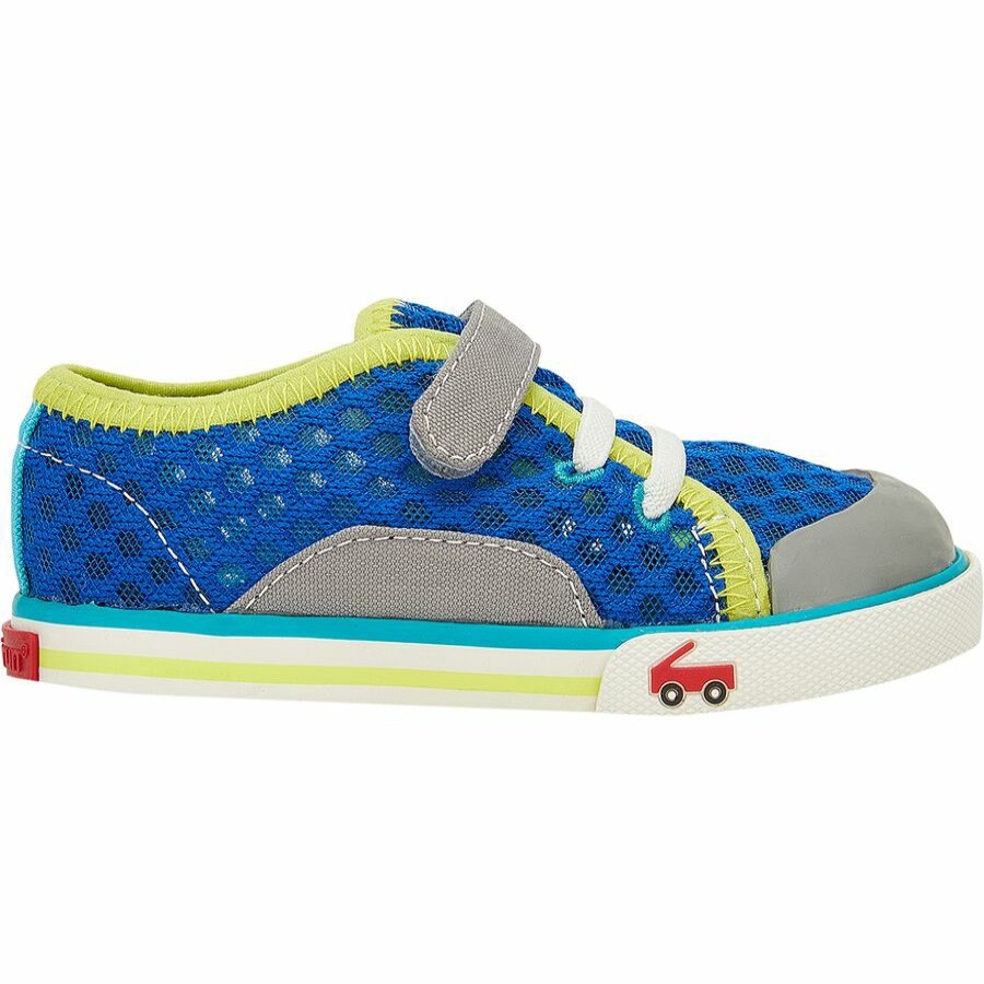 Toddler Boys' Footwear * | Discount See Kai Run Saylor Shoe Toddler Boys' Blue/Teal