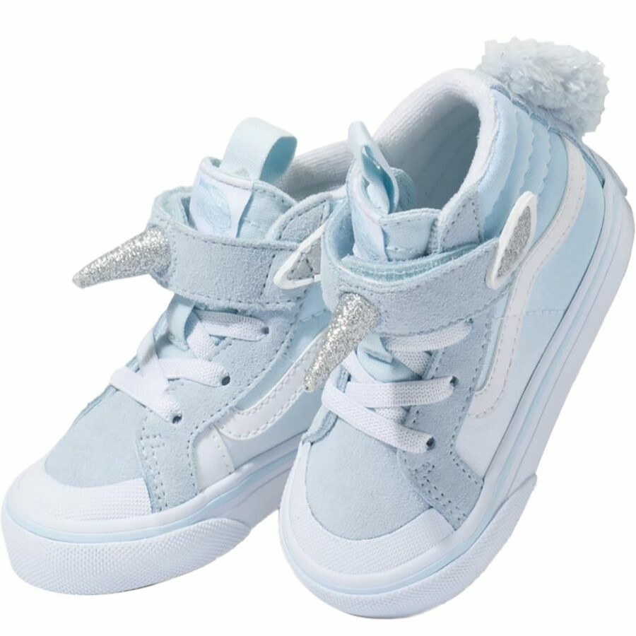 Toddler Girls' Footwear * | Discount Vans Unicorn Sk8-Hi Reissue 138 V Shoe Toddler Girls' (Unicorn) Delicate Blue/Silver