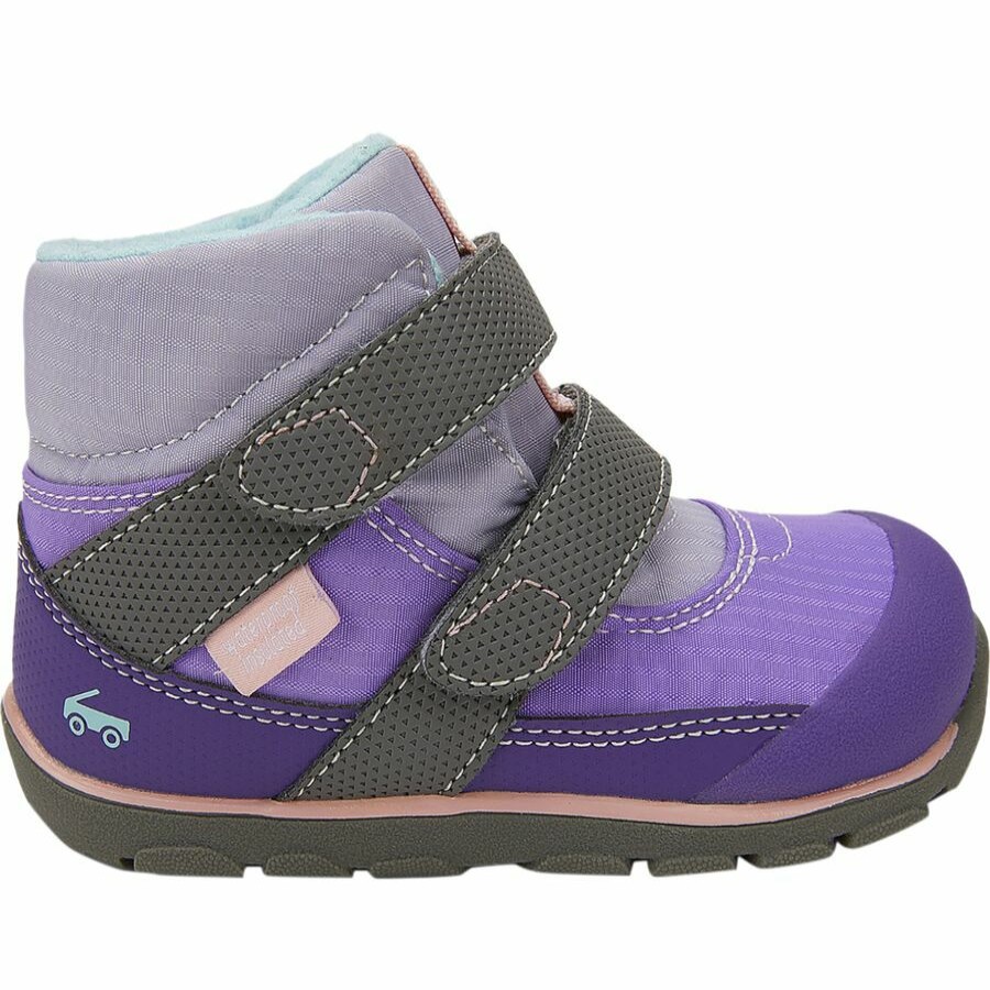 Toddler Girls' Footwear * | Discount See Kai Run Atlas Ii Waterproof Insulated Boot Toddler Girls' Purple/Gray