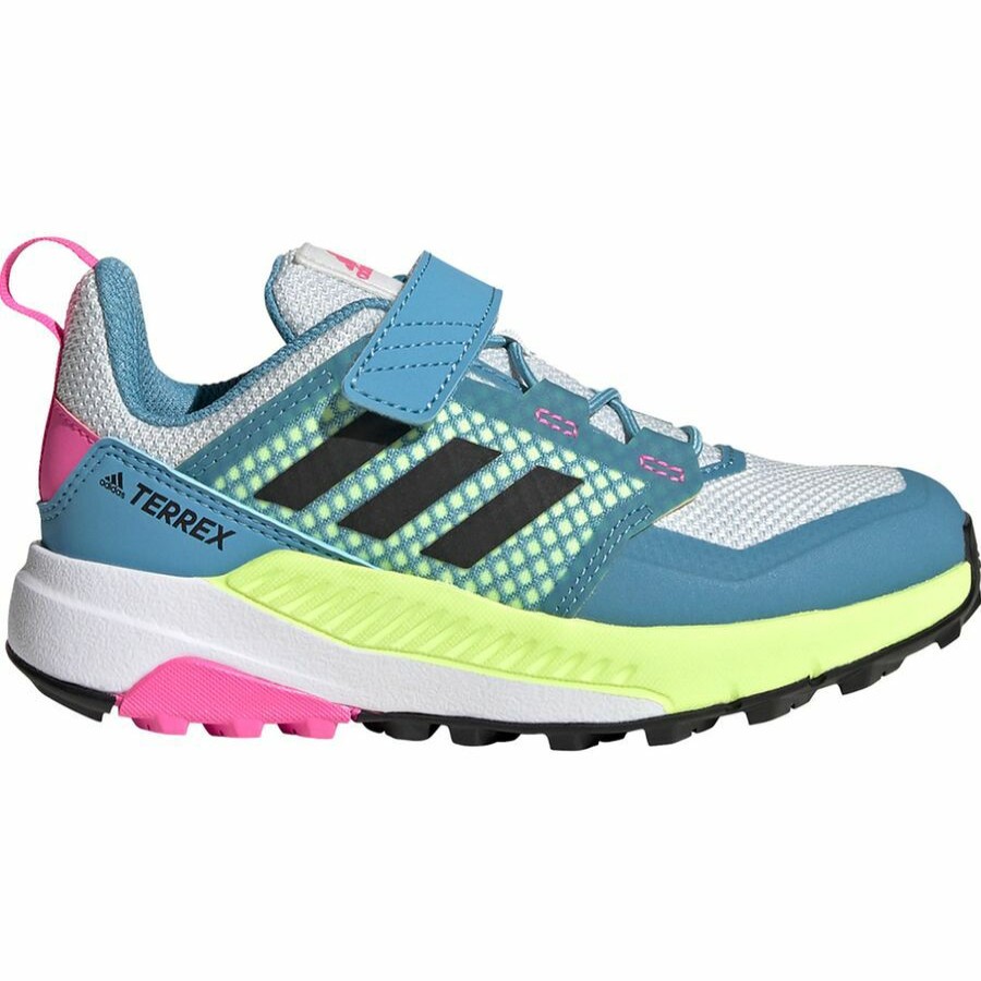 Girls' Footwear * | Free Delivery Adidas Outdoor Terrex Trailmaker Cf Hiking Shoe Girls' Crystal White/Core Black/Screaming Pink