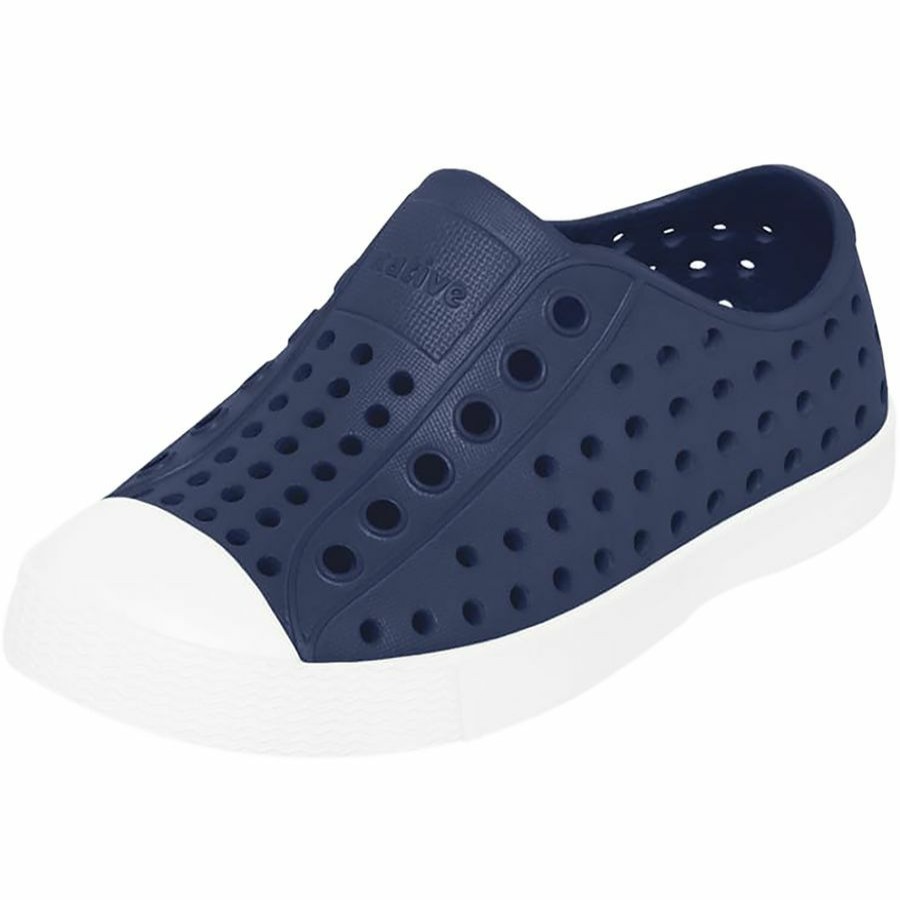 Boys' Footwear * | Outlet Native Shoes Jefferson Shoe Boys' Regatta Blue/Shell White