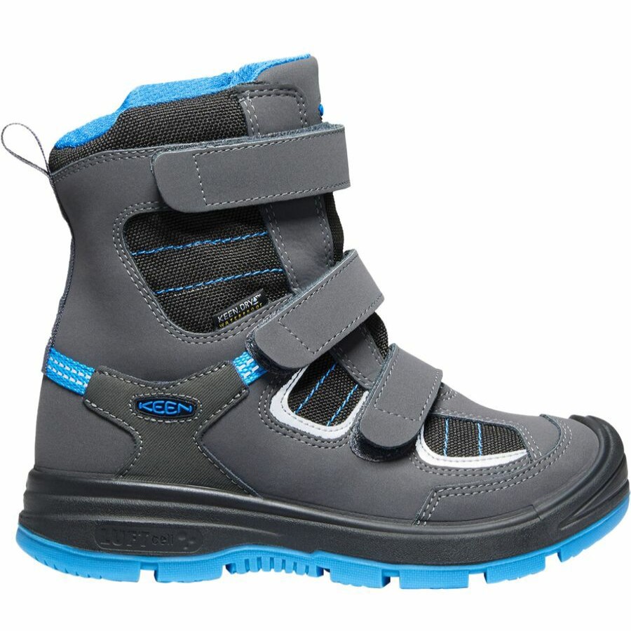 Boys' Footwear * | Outlet Keen Redwood Winter Wp Boot Kids' Raven/Magnet