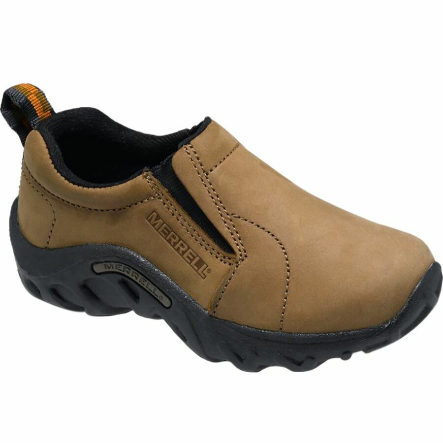 Boys' Footwear * | Discount Merrell Jungle Moc Nubuck Shoe Kids' Brown