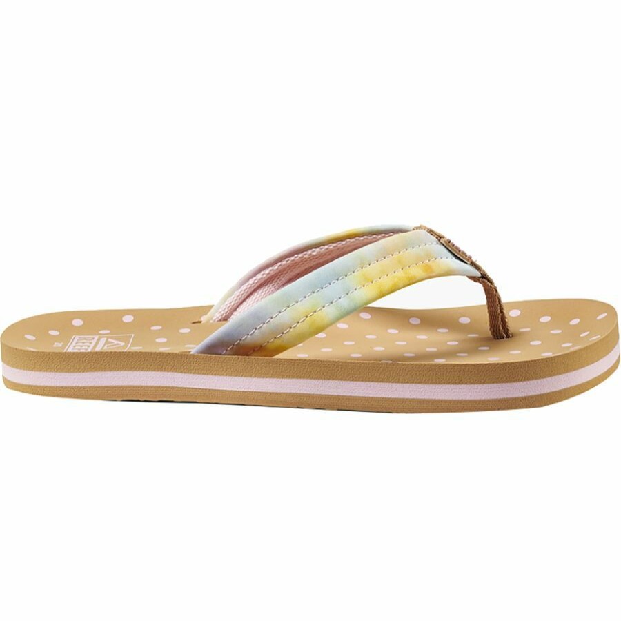 Girls' Footwear * | Free Delivery Reef Ahi Sandal Girls' Watercolor