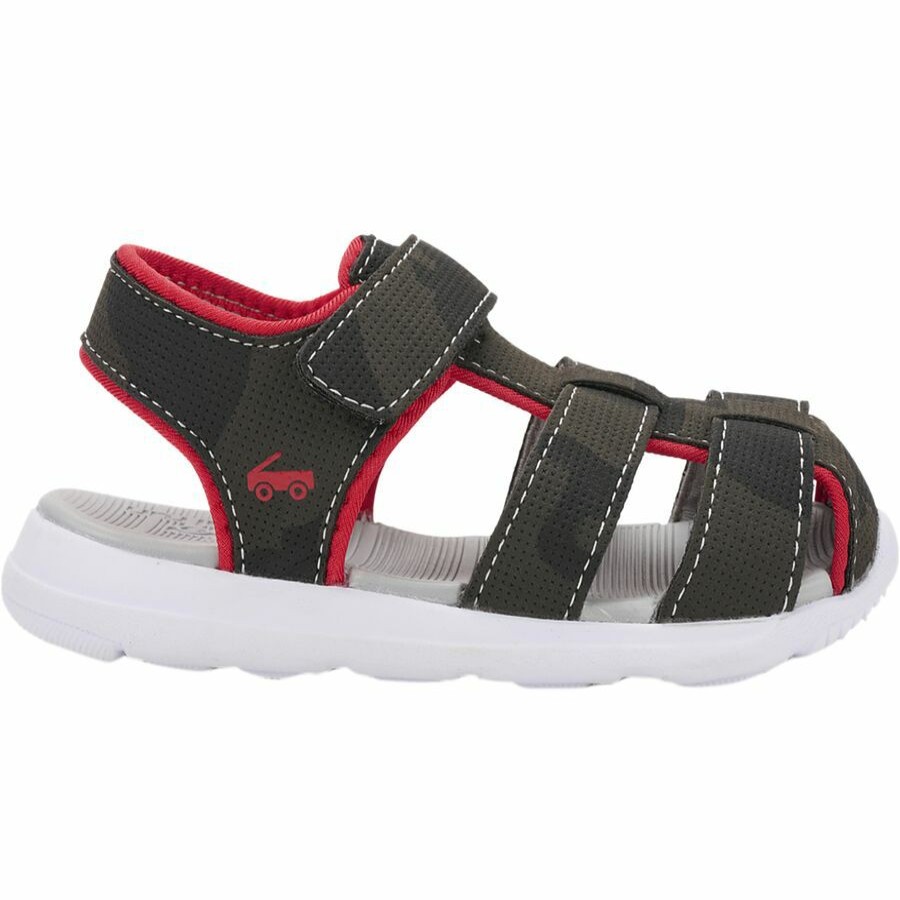 Toddler Boys' Footwear * | Discount See Kai Run Cyrus Iv Flexirun Shoe Toddlers' Gray/Red