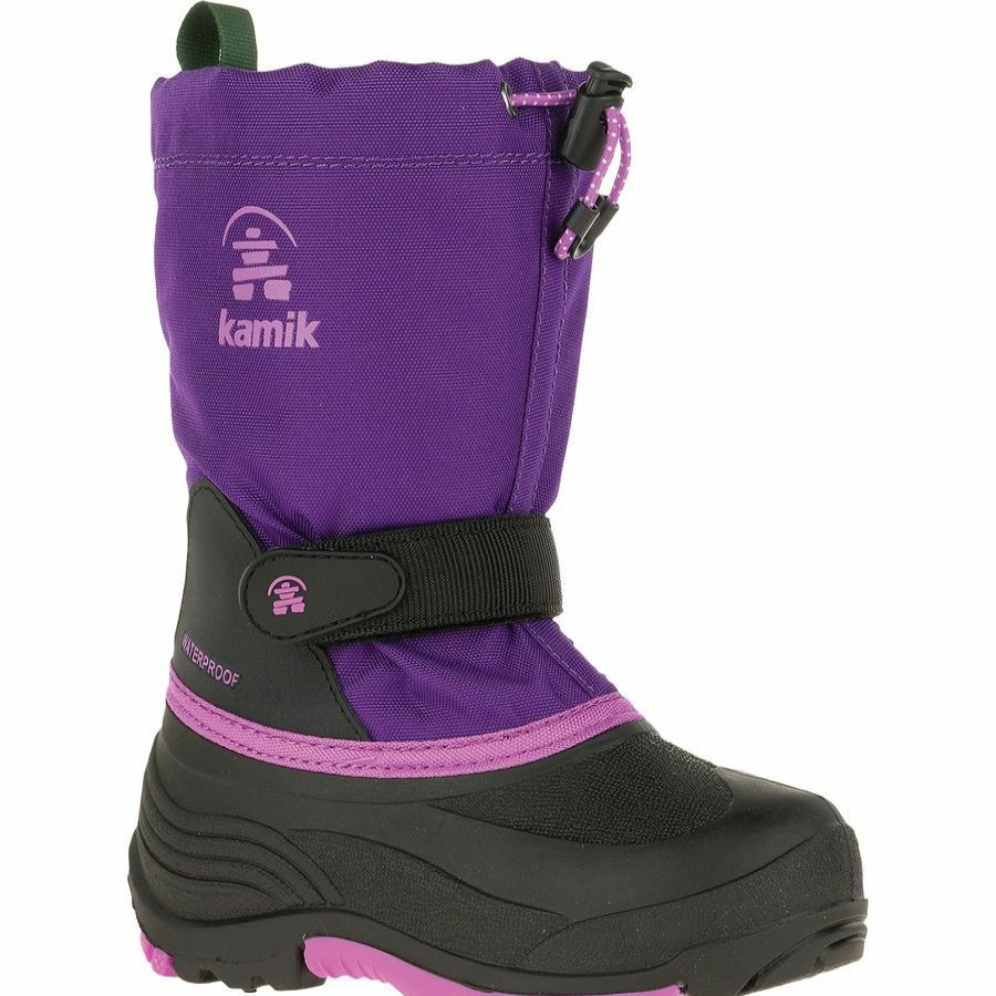 Toddler Girls' Footwear * | Sale Kamik Waterbug 5 Boot Little Girls' Purple