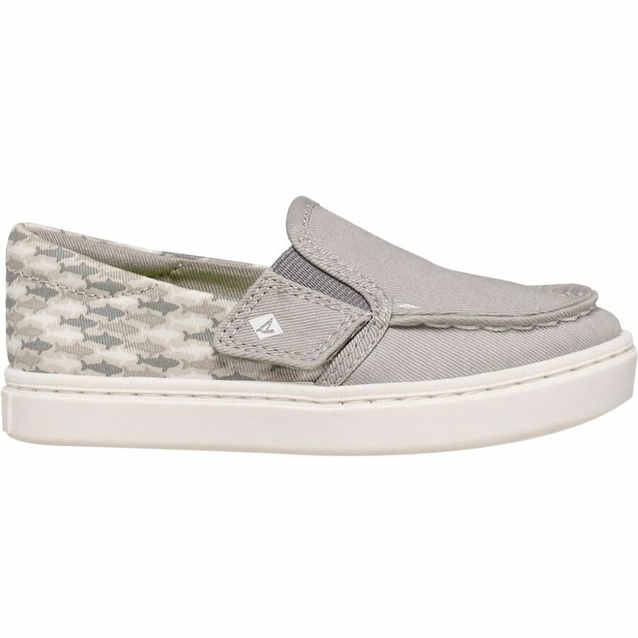 Toddler Boys' Footwear * | Discount Sperry Top-Sider Saltie Washable Jr Sneaker Toddler Boys' Grey