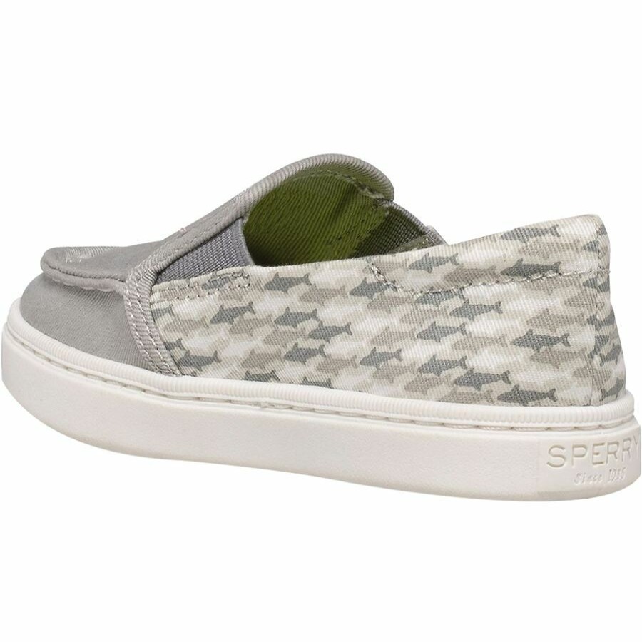 Toddler Boys' Footwear * | Discount Sperry Top-Sider Saltie Washable Jr Sneaker Toddler Boys' Grey