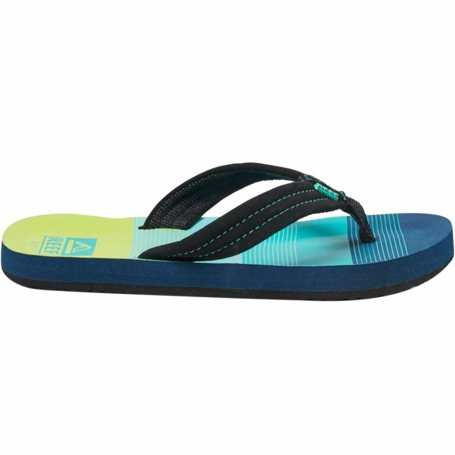 Boys' Footwear * | Free Delivery Reef Ahi Sandal Boys' Aqua/Green