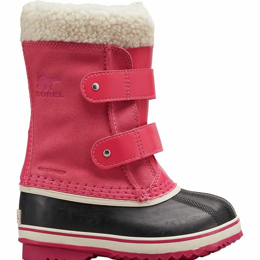 Toddler Girls' Footwear * | Discount Sorel 1964 Pac Strap Boot Little Girls' Tropic Pink