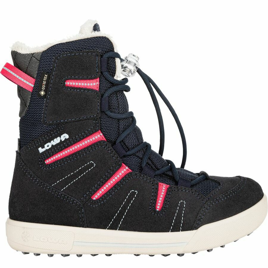 Boys' Footwear * | Outlet Lowa Lucy Gtx Jr Boot Kids' Navy/Fuschia