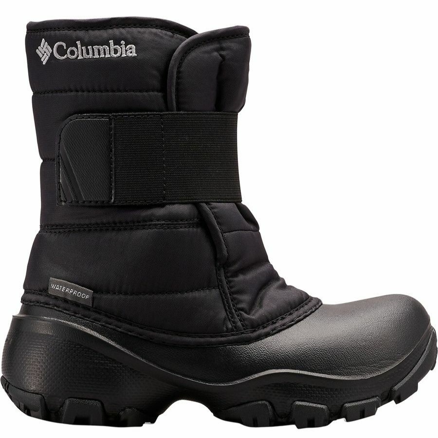 Toddler Boys' Footwear * | Free Delivery Columbia Rope Tow Kruser 2 Boot Little Boys' Black/Columbia Grey