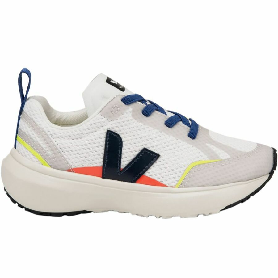 Toddler Boys' Footwear * | Sale Veja Canary Sneaker Toddlers' White Nautico