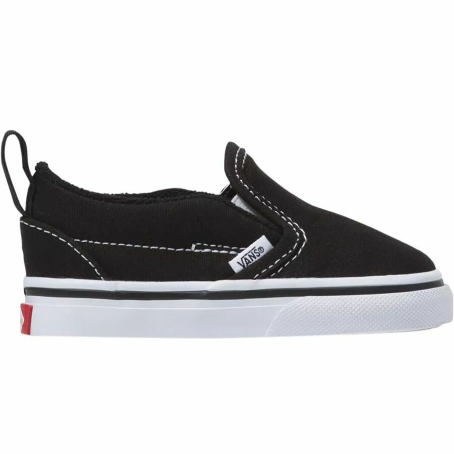 Toddler Boys' Footwear * | Outlet Vans Slip-On V Canvas Pack Shoe Toddler Boys' (Canvas) Black/True White