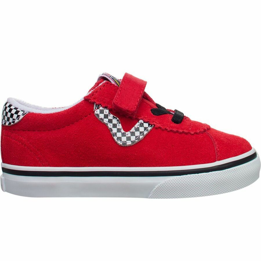 Toddler Boys' Footwear * | Free Delivery Vans Sport V Checkerboard Pack Shoe Toddlers' (Checkerboard) High Risk Red/True White