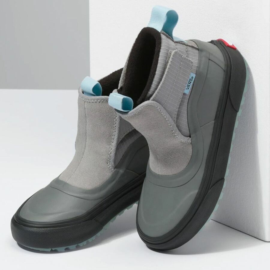 Boys' Footwear * | Sale Vans Slip-On Hi Terrain V Mte-1 Boot Kids' Drizzle/Aquatic