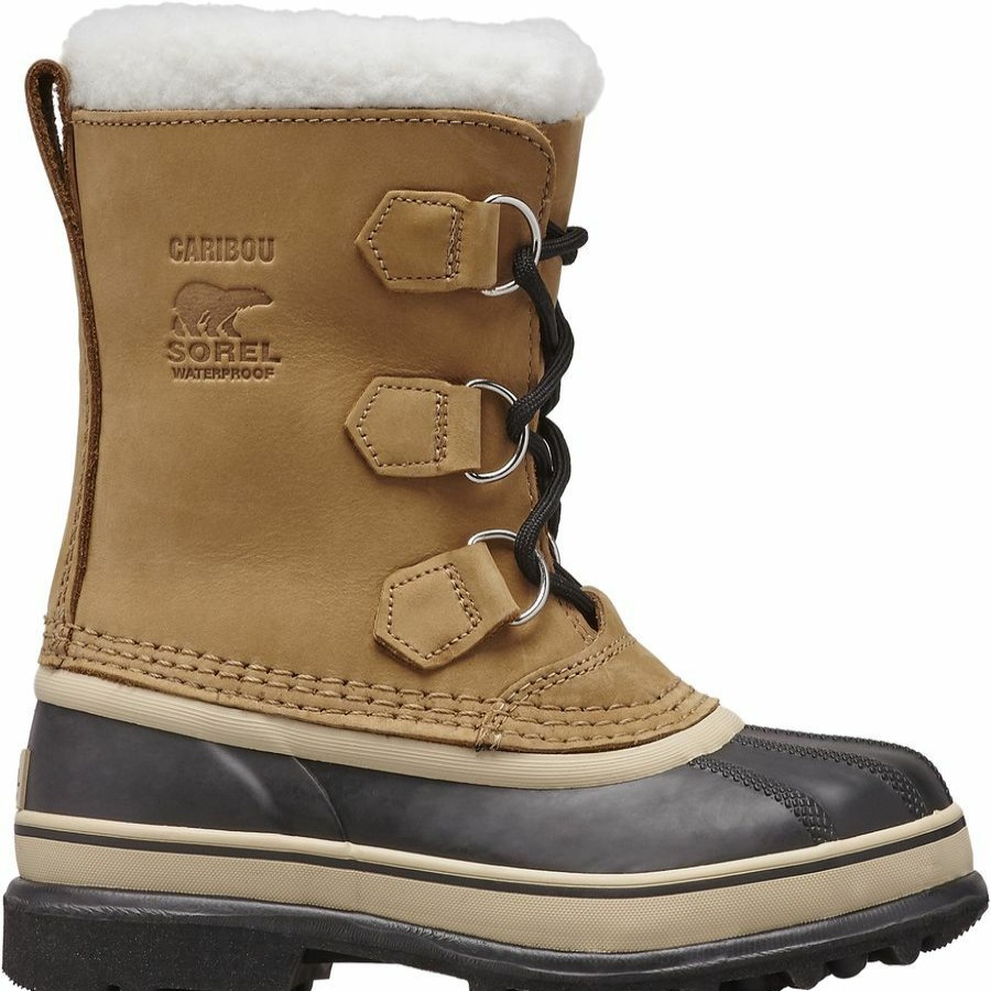 Boys' Footwear * | Outlet Sorel Caribou Boot Boys' Buff