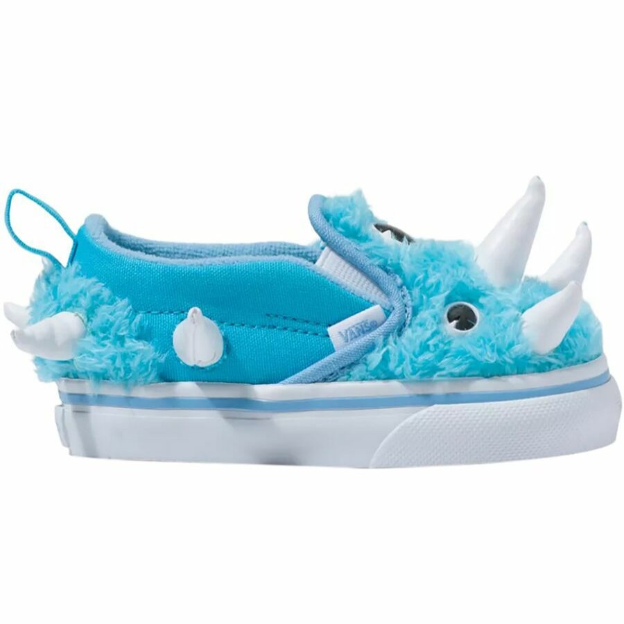 Toddler Boys' Footwear * | Discount Vans Monster Slip-On V Shoe Toddlers' Blue Atoll/True White