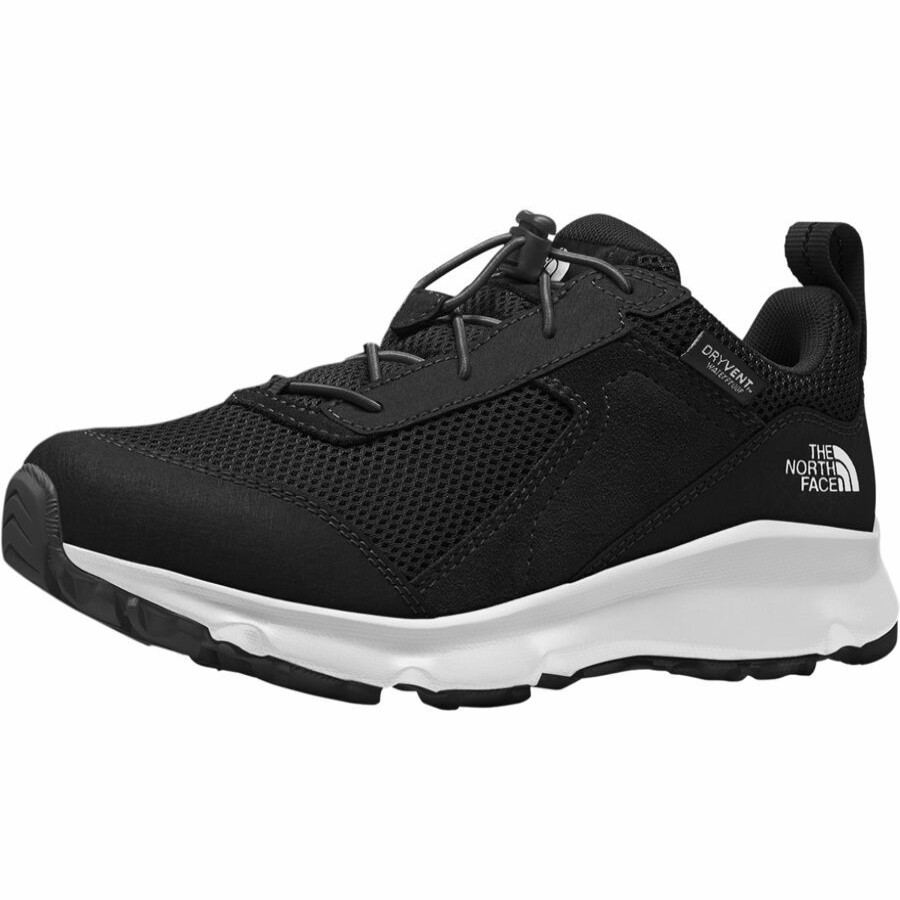 Boys' Footwear * | Sale The North Face Hedgehog Hiker Ii Waterproof Shoe Boys' Tnf Black/Tnf White