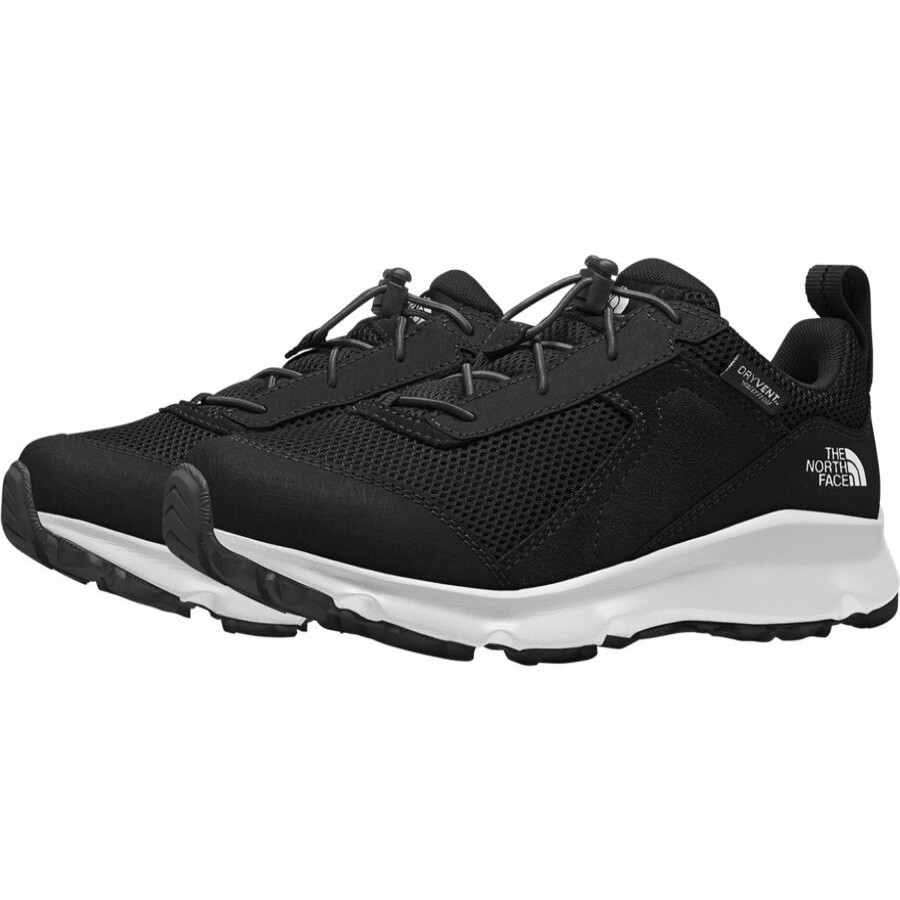 Boys' Footwear * | Sale The North Face Hedgehog Hiker Ii Waterproof Shoe Boys' Tnf Black/Tnf White