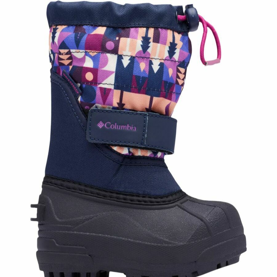 Toddler Girls' Footwear * | Outlet Columbia Powderbug Plus Ii Print Boot Toddler Girls'