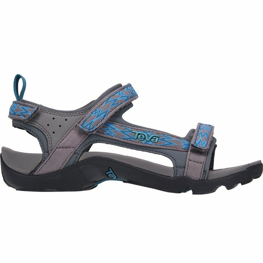 Boys' Footwear * | Free Delivery Teva Tanza Sandal Kids' Strike Dark Gull Gray