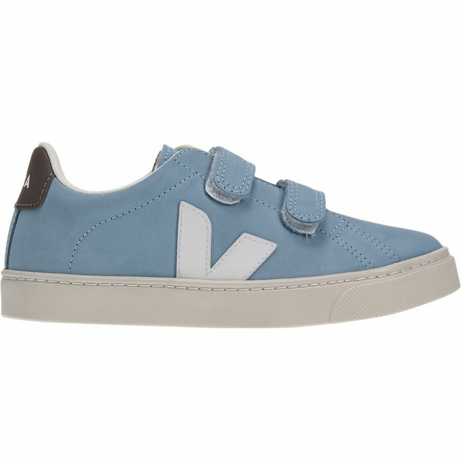 Boys' Footwear * | Sale Veja Esplar Sneaker Kids' Steel White