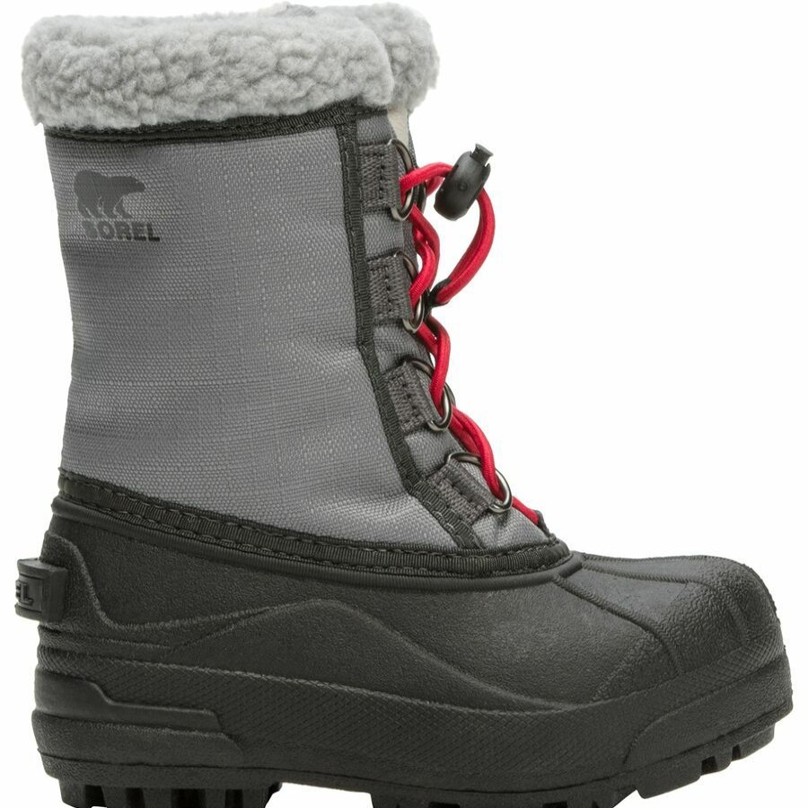 Toddler Boys' Footwear * | Free Delivery Sorel Cumberland Boot Little Boys' City Grey/Coal