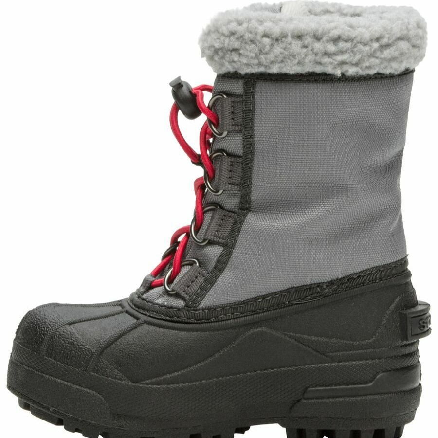 Toddler Boys' Footwear * | Free Delivery Sorel Cumberland Boot Little Boys' City Grey/Coal