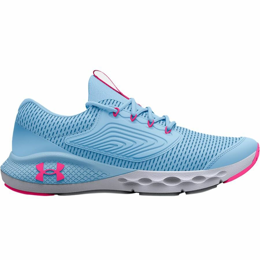 Girls' Footwear * | Discount Under Armour Ggs Charged Vantage 2 Shoe Girls' Peninsula Blue/Peninsula Blue/Electro Pink