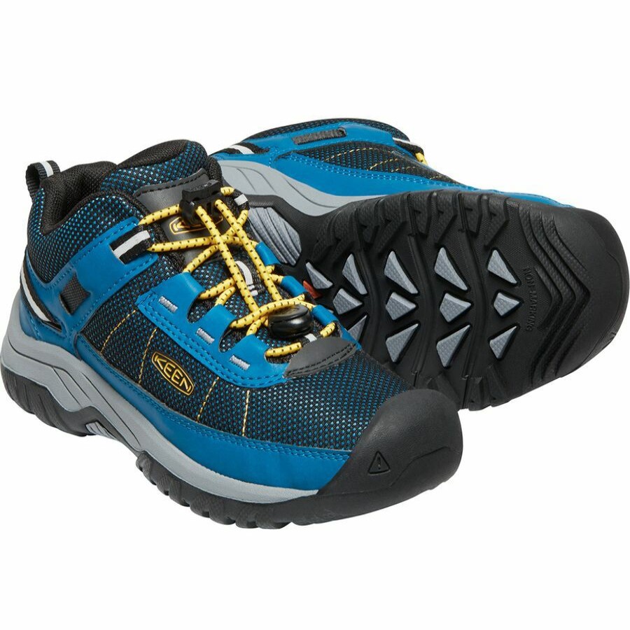 Girls' Footwear * | Discount Keen Targhee Sport Shoe Kids' Mykonos Blue/Keen Yellow