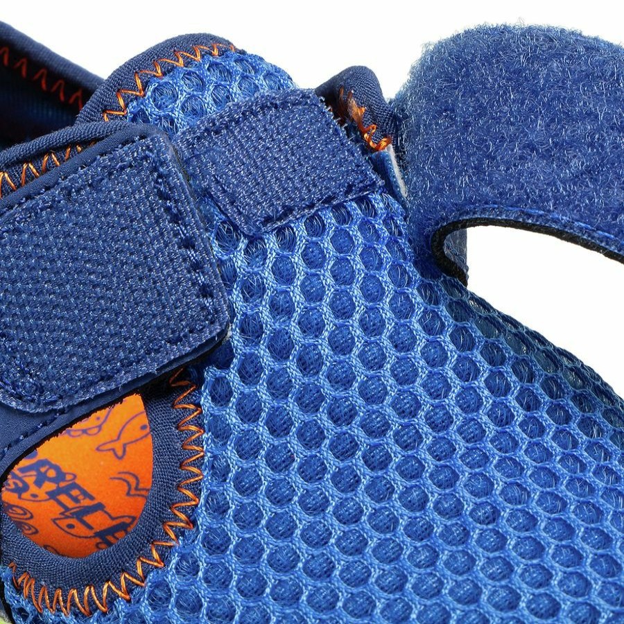 Toddler Boys' Footwear * | Outlet Merrell Bare Steps H20 Shoe Toddler Boys' Blue/Orange