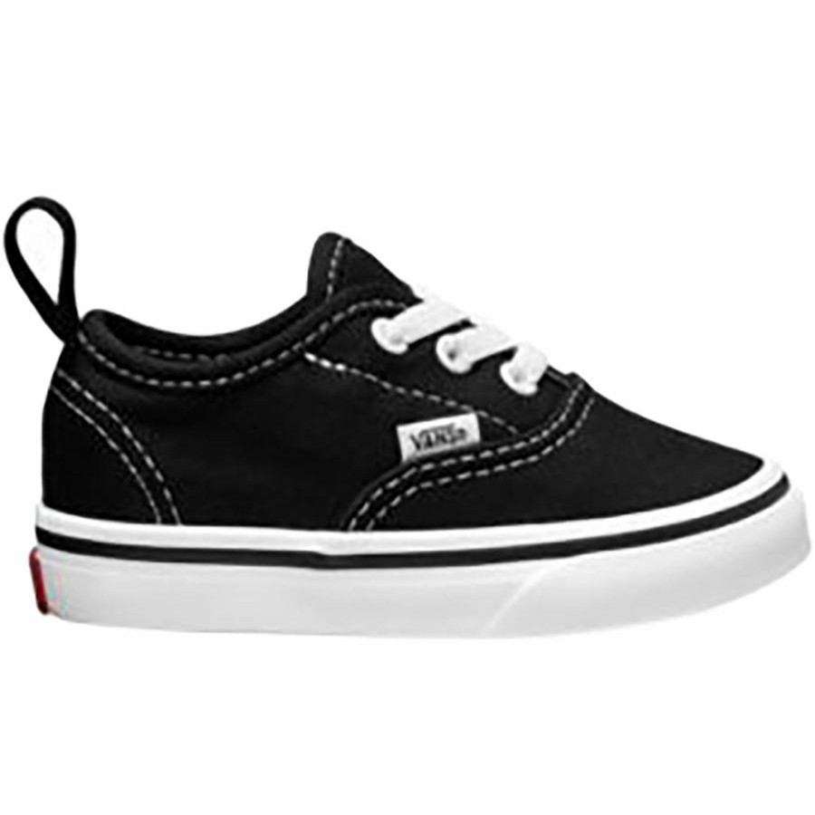 Toddler Boys' Footwear * | Outlet Vans Authentic Elastic Lace Shoe Toddler Boys' (Elastic Lace) Black/True White