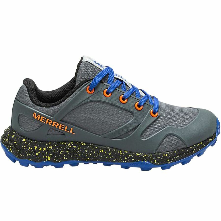 Boys' Footwear * | Sale Merrell Altalight Low Hiking Shoe Boys' Grey/Orange