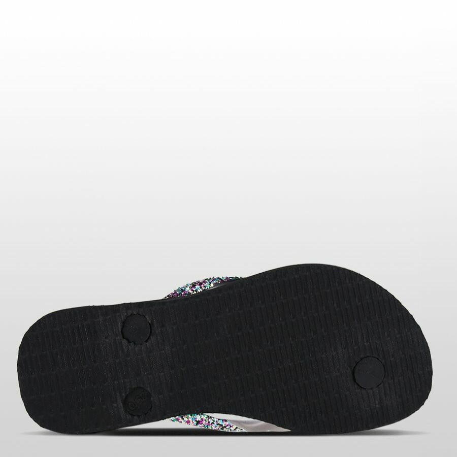 Toddler Boys' Footwear * | Sale Havaianas Slim Glitter Ii Sandal Toddlers' Black