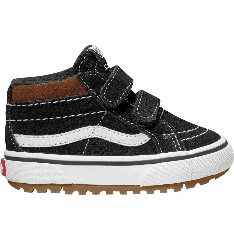 Toddler Boys' Footwear * | Discount Vans Sk8-Mid Reissue V Mte-1 Boot Toddlers' Black/Tortise Shell