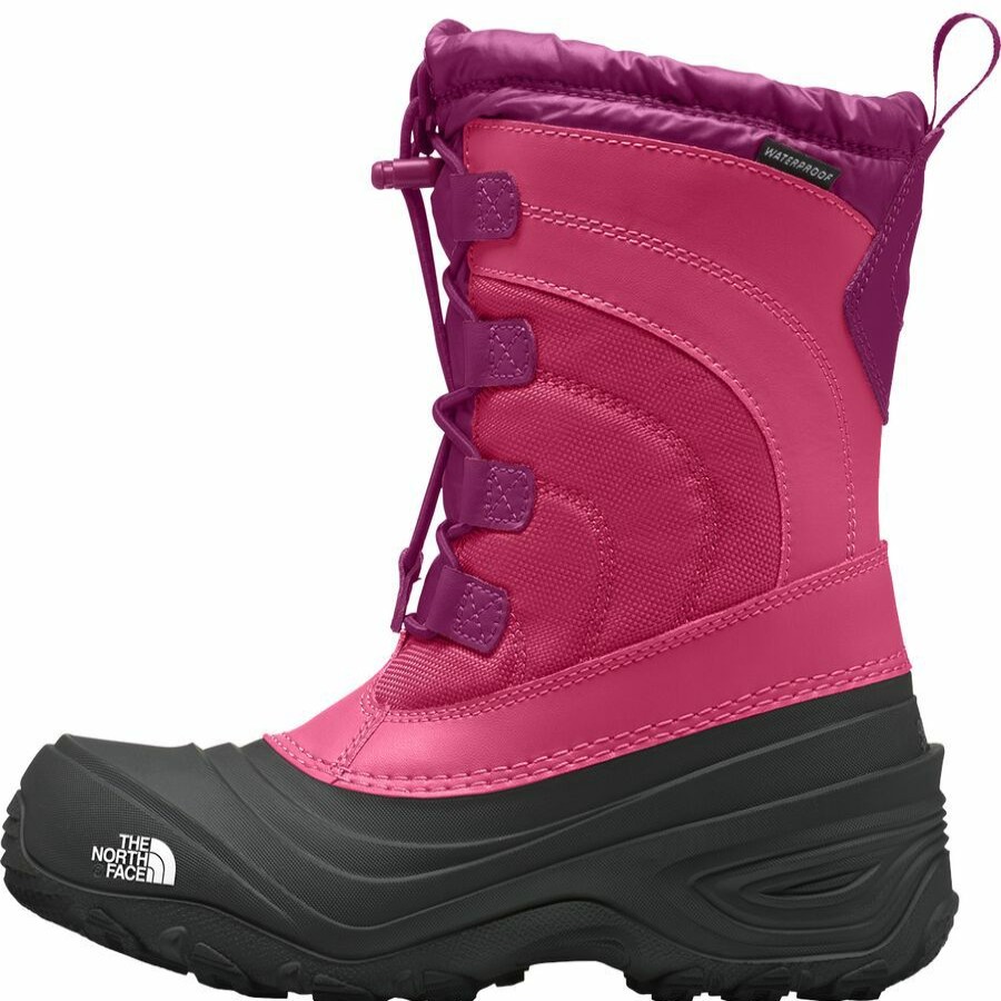 Girls' Footwear * | Sale The North Face Alpenglow Iv Lace Boot Girls' Cabaret Pink/Tnf Black