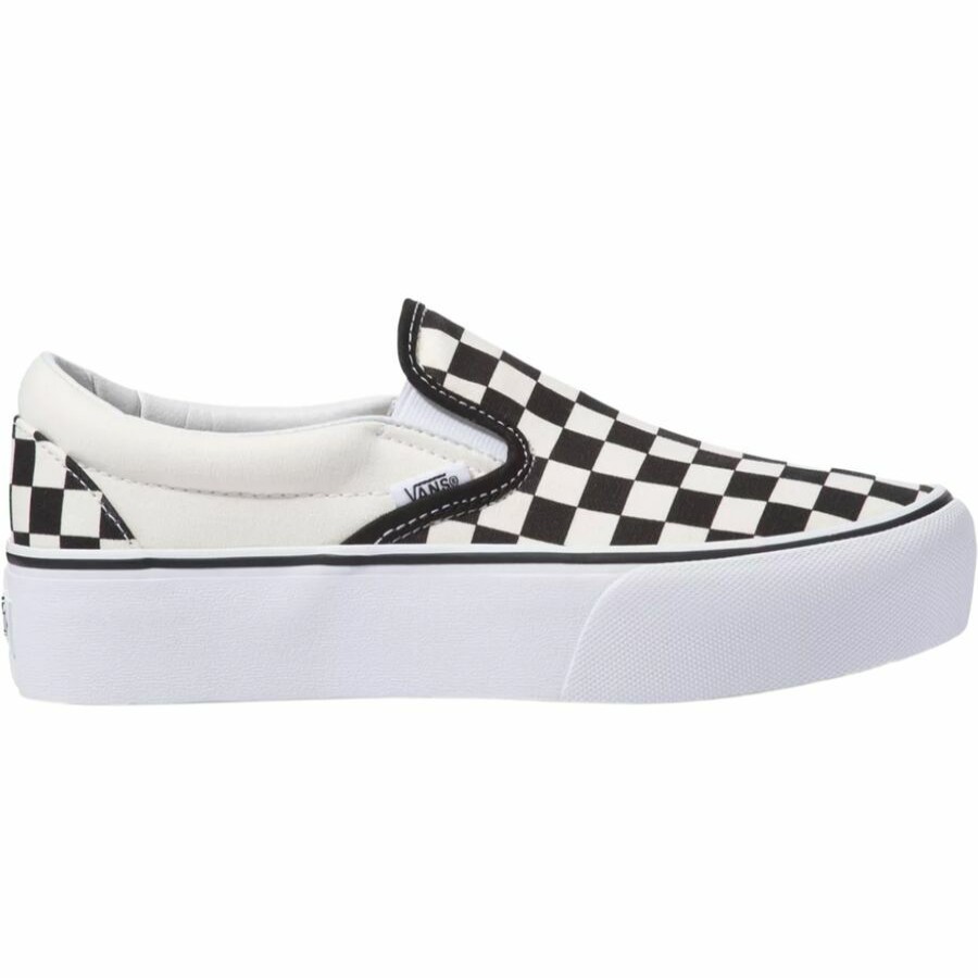 Toddler Boys' Footwear * | Free Delivery Vans Classic Checkerboard Pack Slip-On Skate Shoe Toddlers'