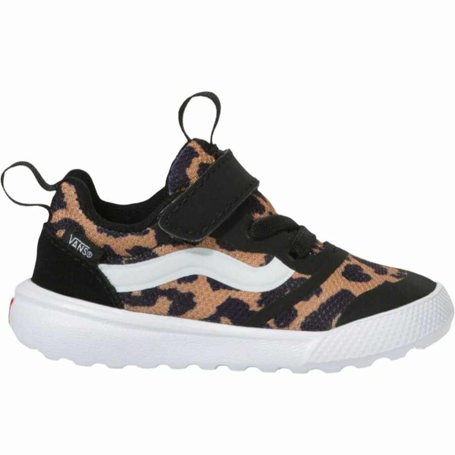 Toddler Girls' Footwear * | Outlet Vans Ultrarange Rapidweld V Leopard Pack Shoe Toddler Girls' (Leopard Fur) Black/True White