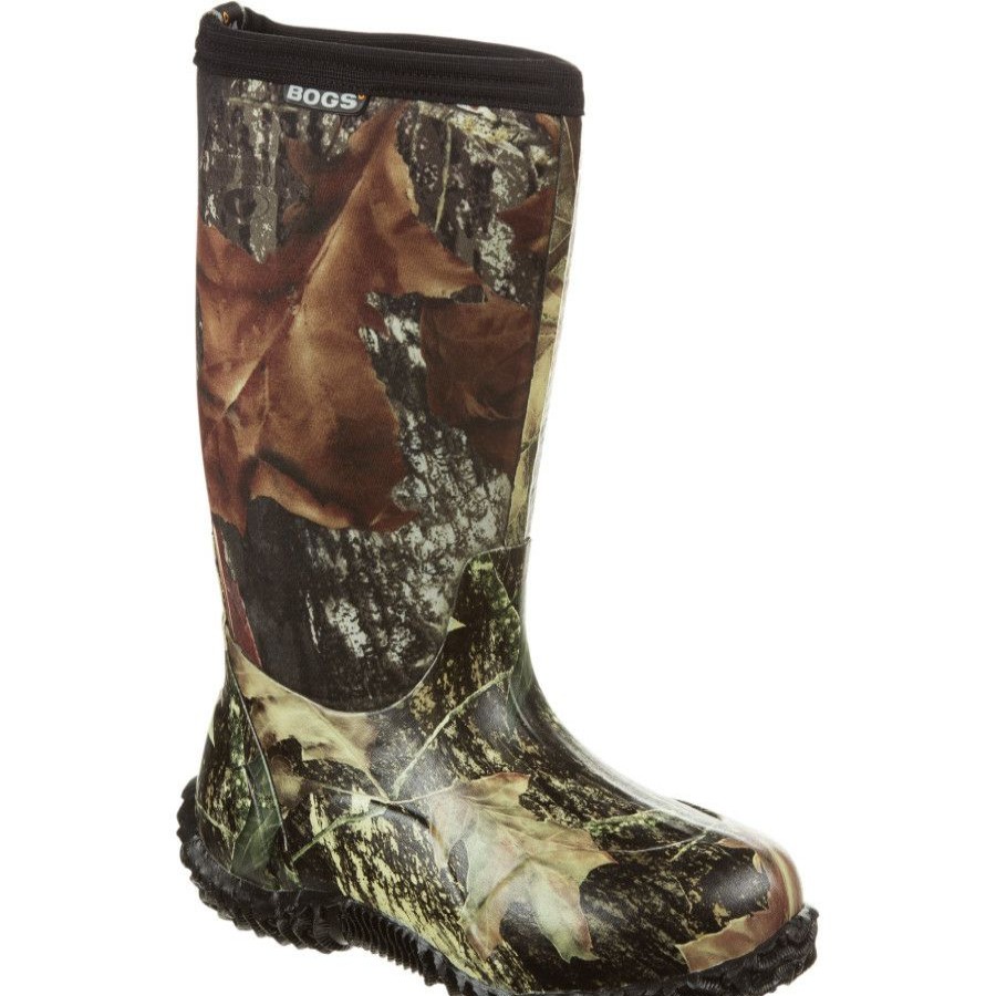 Boys' Footwear * | Sale Bogs Classic High Camo Boot Little Boys' Mossy Oak