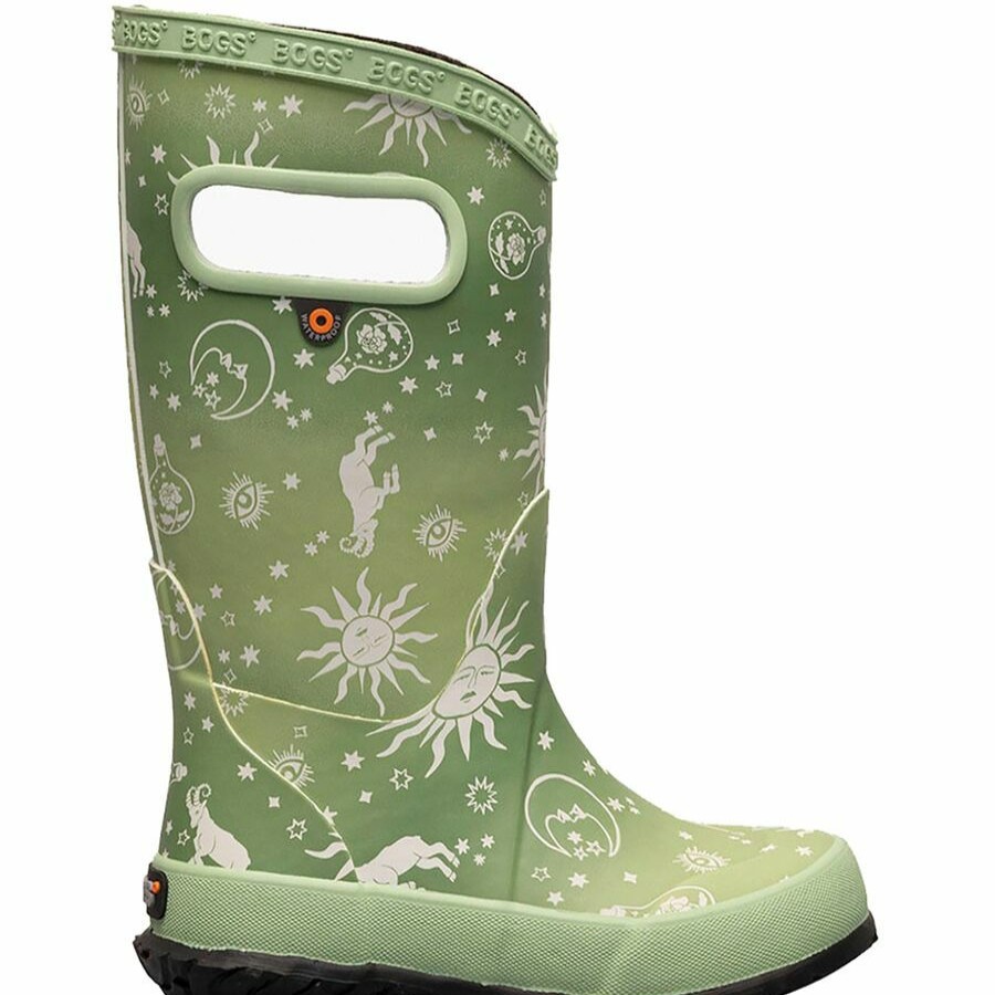 Boys' Footwear * | Outlet Bogs Rainboot Astro Ombre Rainboot Kids' Mint Green