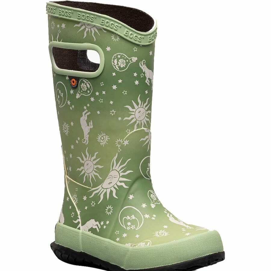 Boys' Footwear * | Outlet Bogs Rainboot Astro Ombre Rainboot Kids' Mint Green