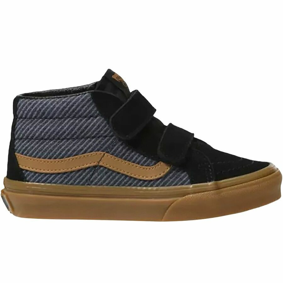 Boys' Footwear * | Discount Vans Sk8-Mid Reissue V Suiting Pack Shoe Boys' (Suiting) Black/Gum